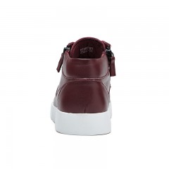 红蜻蜓 男鞋皮鞋男士潮流韩版休闲百搭圆头高帮皮板鞋