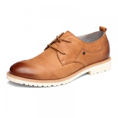 红蜻蜓  春季新款时尚休闲铆钉男皮鞋