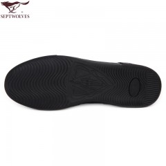 七匹狼 男鞋新款头层牛皮男士时尚休闲舒适软底系带真皮皮鞋子