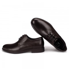 七匹狼 皮鞋新款头层牛皮经典商务正装男式真皮系带男鞋子