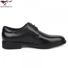 七匹狼 男鞋新款头层牛皮真皮线缝男鞋时尚耐磨商务休闲皮鞋子