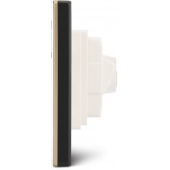 罗格朗 118型金色15孔三位五孔插座面板开关家用墙壁原9孔中盒