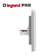 罗格朗 6类网络插座86型千兆电脑插座六类宽带网线插座面板免打