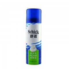 Schick/舒适  剃须泡沫50g微香型 旅行商务酒店便携小刮胡泡沫膏