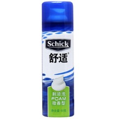 Schick/舒适 剃须泡沫50g六瓶 柠檬须泡微香旅行出差小包装刮胡泡沫膏