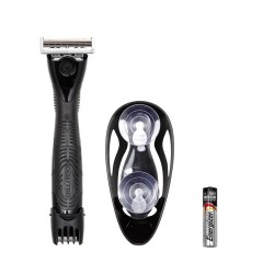 Schick/舒适 创四纪钛型剃须刀架 手电双动力修剪styler男造型师胡须