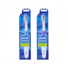 欧乐B 电动牙刷多动向电池型 自动震动牙刷含5号干电池