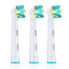 欧乐B 电动刷头牙线效果3枚 eb25-3亮白清洁牙缝电动刷头