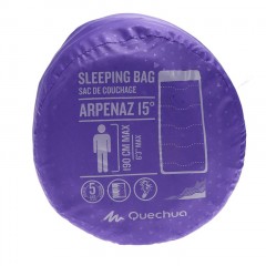 迪卡侬 Camping 15° Sleeping Bag 单人野营睡袋时尚多色睡袋棉睡