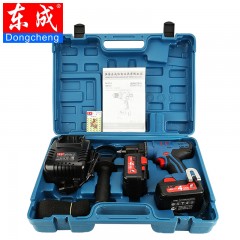 东成 锂电手钻冲击钻多功能手电钻电动螺丝刀充电式电起子机 DCJZ13