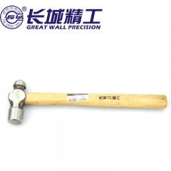 长城精工 圆头锤木柄奶头锤多规格钳工锤奶子榔头铁锤子铁锤头 252062