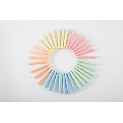 国产 粉笔无尘无毒彩色环保安全儿童粉笔幼儿园黑板涂鸦画画无尘粉笔教师用白粉笔家用瓷砖玻璃地板涂鸦彩笔