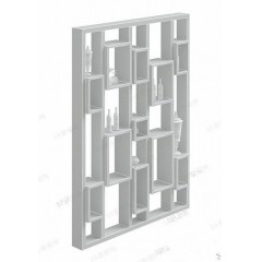 国产 创意北欧现代酒架置物架隔断架纯实木多功能隔板架储物架书架定制