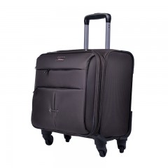 Diplomat/外交官  商务登机箱航空箱软箱 咖啡色 DS-1250G