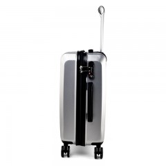 Diplomat/外交官 时尚万向轮拉杆箱 银色  DS-1293B