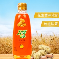 刀唛/Knife 食用花生植物油 物理压榨 健康调味花生油500ML