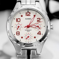 卡西欧 女士手表淑女时尚韩版腕表女防水休闲石英表LTP-2064