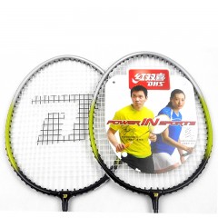 红双喜 羽毛球拍 2支装情侣对拍羽毛球拍 男 女休闲拍送3个球