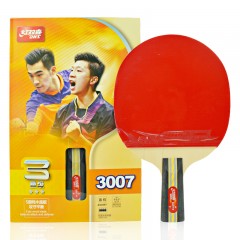 红双喜 3星乒乓球拍直拍A3002 双面反胶横拍 正胶5层木底板
