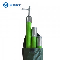 中宝电工 绝缘操作杆高压令克棒 10KV高压拉闸杆高压绝缘棒绝缘杆