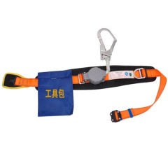 和讯自有产品 速差式安全带高空作业户外施工单腰速差式安全带伸缩式涤纶带 GJ-SD