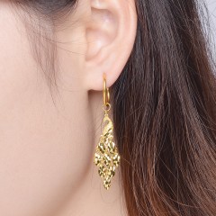 中国黄金 黄金耳饰 吉祥孔雀耳环金耳钉5.83g