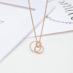 潮宏基珠宝 牵绕 红18k金吊坠玫瑰金项链挂坠女