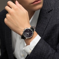 Tissot天梭  俊雅简约生活防水石英皮带手表男表