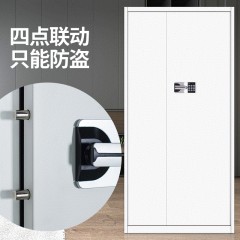 花都 深圳加厚保密柜 电子密码文件柜 单节带斗（灰框白门）