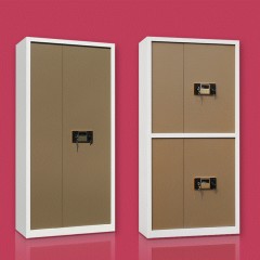 花都 深圳加厚 保密柜电子密码文件柜 通体双节带斗（纯白）