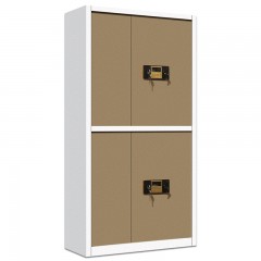 花都 深圳加厚 保密柜电子密码文件柜 通体双节带斗（纯白）