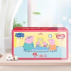 好奇 金装超薄透气成长裤XXL42男女通用婴儿尿不湿拉拉裤非纸尿裤