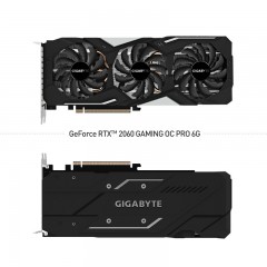 技嘉  RTX2060 6G WF/GAMING OC电脑显卡台式机吃鸡游戏独立显卡