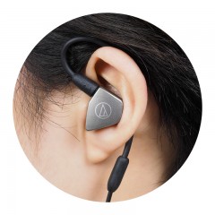 铁三角/Audio Technica  双动圈手机带线控入耳式耳机  ATH-LS70iS