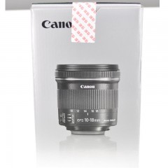 佳能 10-18 镜头 防抖超广角变焦镜头  EF-S 10-18mm F4.5-5.6 IS STM