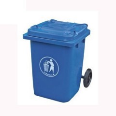 国产 塑料 垃圾筒小区公园环卫户外垃圾桶室外大垃圾桶垃圾箱 80L加厚桶