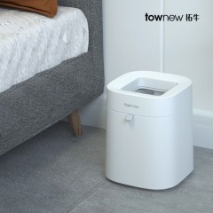 国产 智能感应垃圾桶家用厨房卫生间自动打包换袋小米白新品air