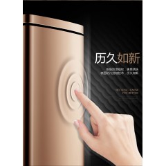 国产 无盖压圈垃圾桶家用大号简约创意不锈钢客厅卧室卫生间厨房欧式8838