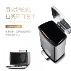 国产 不锈钢厨房分类脚踏大垃圾桶家用带盖卫生间创意大号防臭大容量 MT2018