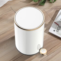 国产 简约带盖脚踏式垃圾桶家用大号创意北欧客厅厨房卫生间卧室 ZERO