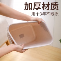 国产 带盖垃圾桶家用客厅卧室可爱厕所卫生间大号有盖创意厨房垃圾筒HSLJ-1275-2