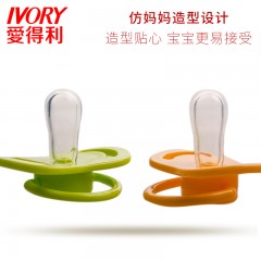 爱得利 安抚奶嘴 安睡型 安慰宝宝硅胶圆形塑料婴儿用品C01