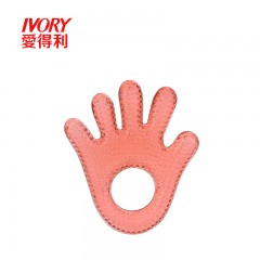 爱得利 手掌形注水牙胶训练器玩具婴儿磨牙器C10