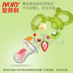 爱得利 婴儿咬咬袋训练器果蔬乐磨牙棒工具宝宝吃水果辅食器牙胶