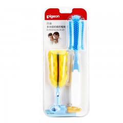 贝亲  奶瓶清洗剂多功能奶瓶奶嘴刷 哺喂勺组套装