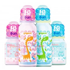 贝亲  标准口径PP塑料彩绘奶瓶120ml/240ml