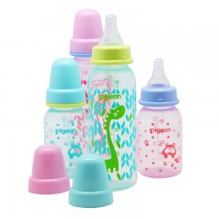 贝亲  标准口径PP塑料彩绘奶瓶120ml/240ml