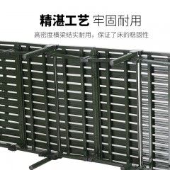 国产 钢制六折床便携式折叠床营房六折床