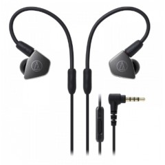 铁三角/Audio Technica  双动圈手机带线控入耳式耳机  ATH-LS70iS