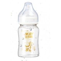爱得利 玻璃奶瓶婴儿宽口径晶钻新生儿奶瓶大宝宝奶瓶180/300mL